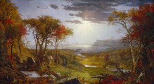 Herbst - Am Hudson River von Jasper Francis Cropsey