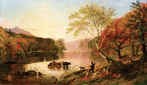 Herbst am Hudson River von Jasper Francis Cropsey