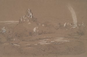 Schloss und Stadt Korfu von den Cromwell-Schützengräben aus von Jasper Francis Cropsey