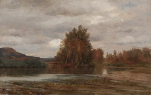 Grauer Tag am Esopus, 1882 von Jasper Francis Cropsey