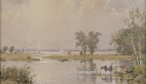 Hackensack-Wiesen von Jasper Francis Cropsey