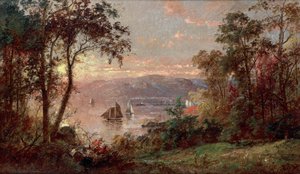 Segeln (Der Hudson bei Tappan Zee) 1883