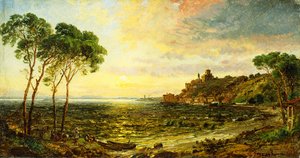 Sonnenuntergang über dem Trasimenischen See, 1887