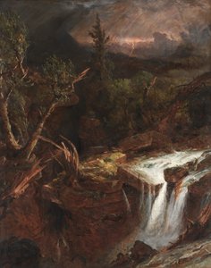 Die Nelke - Eine Sturmszene in den Catskill Mountains von Jasper Francis Cropsey