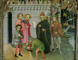 Das wunderbare Kornvermehrung, (Detail)