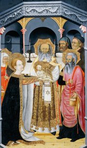 Darstellung Jesu im Tempel, Altarbild aus Verdu von Jaume Ferrer
