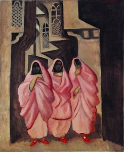 Drei Frauen auf der Straße von Bagdad
