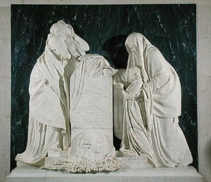 Denkmal für das Herz von Victor Charpentier (1732-76) Comte d