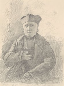 Porträt des Abbé Jouveau von Jean-Baptiste-Camille Corot