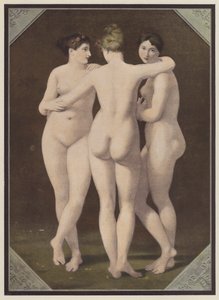 Die drei Grazien von Jean Baptiste (after) Regnault