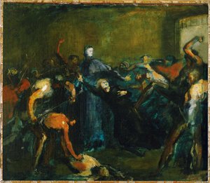 Monseigneur Darboy im Gefängnis