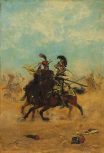 Kampf um die Farben von Jean Baptiste Edouard Detaille