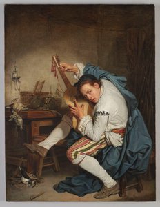 Gitarrist von Jean-Baptiste Greuze