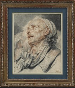 Studie des Kopfes eines Lammes