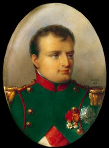 Medaillonporträt von Napoleon I. in der Uniform der Jäger von Jean Baptiste Isabey