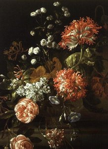 Stillleben mit verschiedenen Blumen