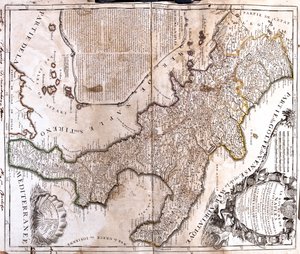 Latium, Abruzzen, Molise, Apulien, Basilikata, Kalabrien, Kampanien, Italien