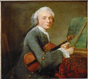 Der junge Mann mit der Violine
