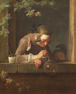 Seifenblasen, ca. 1733-34 von Jean Baptiste Simeon Chardin