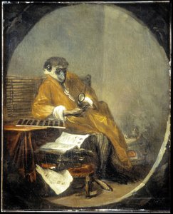 Der Affe - von J.B. Chardin von Jean Baptiste Simeon Chardin