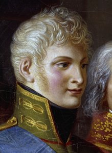 Porträt von Zar Alexander I. von Russland (Detail) von Jean Charles Tardieu