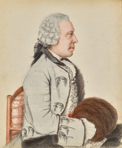 Porträt von Charles Benjamin de Langes de Montmirail, Baron de Lubières (recto und verso) von Jean-Étienne Liotard