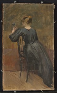 Porträt von Suzanne Valadon (1865-1938), im Alter von 20 Jahren, um 1885 von Jean Eugene Clary