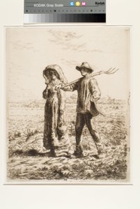Le Départ Pour Le Travail von Jean Francois Millet
