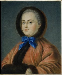 Winter. Porträt der Prinzessin Daria Alexejewna Golitsyna