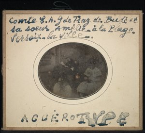 Porträt von zwei Kindern, Comte Ernest Andre Gabriel de Traz de Budé und seine Schwester Amélie