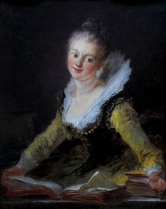 Fantasiefigur. Vermutetes Porträt von Anne-Louise Brillon de Jouy von Jean Honore Fragonard