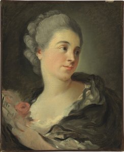 Porträt von Marie Therese Colombe von Jean Honore Fragonard