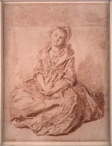 Sitzendes Mädchen von Jean Honore Fragonard