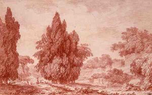 Ansicht eines Parks von Jean Honore Fragonard