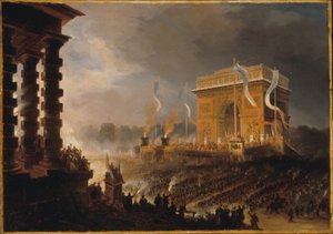 Fête de la Fraternité am Arc de Triomphe de l