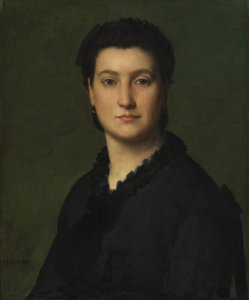 Porträt einer Frau, ca. 1875-80 von Jean Jacques Henner