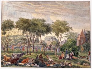 Réunion-Insel. 1813 von Jean Joseph Patu de Rosemont
