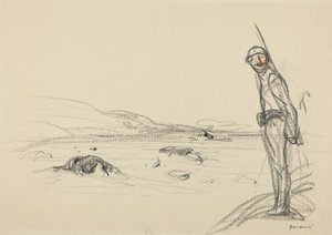 Entlang der Marne, wahrscheinlich 1918