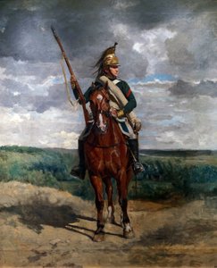 Drache in der Landschaft, ca. 1876 von Jean Louis Ernest Meissonier