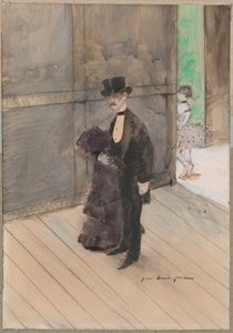 Hinter den Kulissen von Jean-Louis Forain
