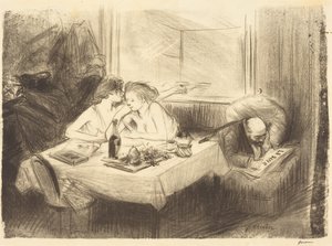 Das Privatzimmer (3. Tafel)