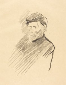 Porträt von Renoir (erste Platte) von Jean-Louis Forain