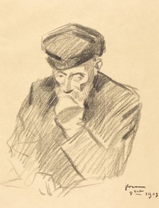 Porträt von Renoir (vierte Platte) von Jean-Louis Forain