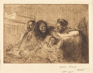 Zeugen bei der Anhörung (2. Platte) von Jean-Louis Forain