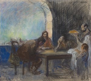 Das Abendmahl in Emmaus von Jean-Louis Forain