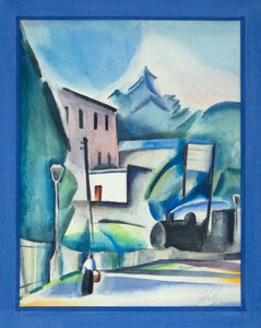 Die Durchfahrt des Zuges, ca. 1915-20