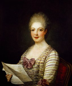 Porträt von Lucrezia Aguiari genannt La Bastardella, italienische Sopranistin, Gemälde von Jean Marc Nattier von Jean Marc Nattier