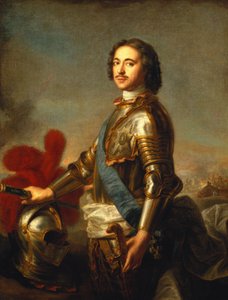 Porträt von Peter I. oder Peter der Große
