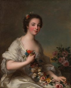 Porträt einer Dame von Jean-Marc Nattier