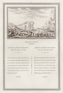 Eroberung des Forts von Gawilghur durch die Briten unter dem Kommando von Arthur Wellesley, Zweiter Anglo-Maratha-Krieg, Indien von Jean (after) Duplessi Bertaux